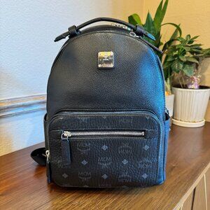MCM Visetos Stark Backpack Black (SALE)